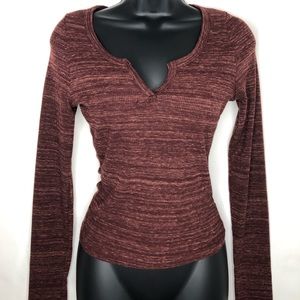 Burgundy Fashion Nova Long Sleeve